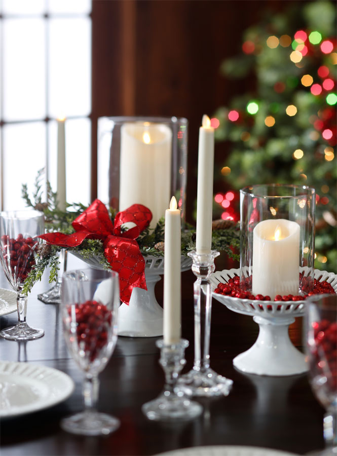 Moving Flame White 3.5 x 5 Flameless Pillar Candle